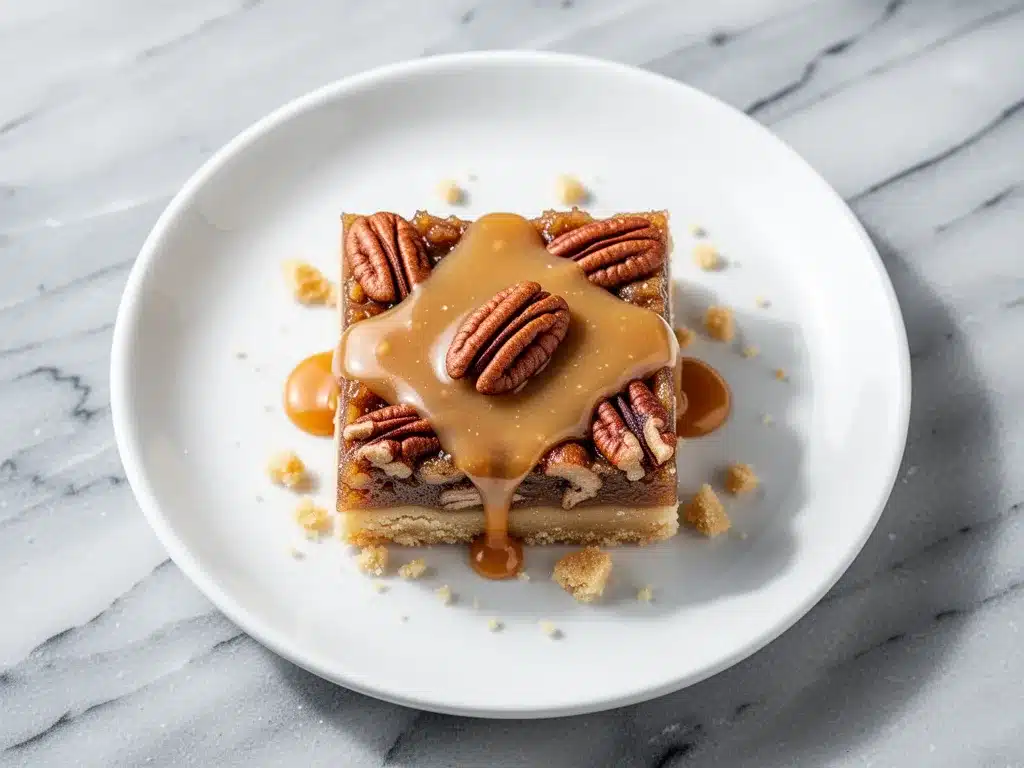 Salted Caramel Pecan Pie Bars: Best Homemade Dessert 4 Salted Caramel Pecan Pie Bars preparation steps
