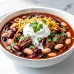 slow cooker beef chili - featured image