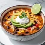 slow cooker chicken tortilla soup - featured image