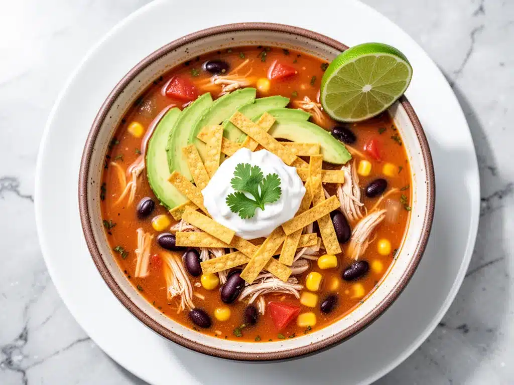 Slow Cooker Chicken Tortilla Soup: Easy 30-Minute Weeknight Dinner 4 slow cooker chicken tortilla soup preparation steps