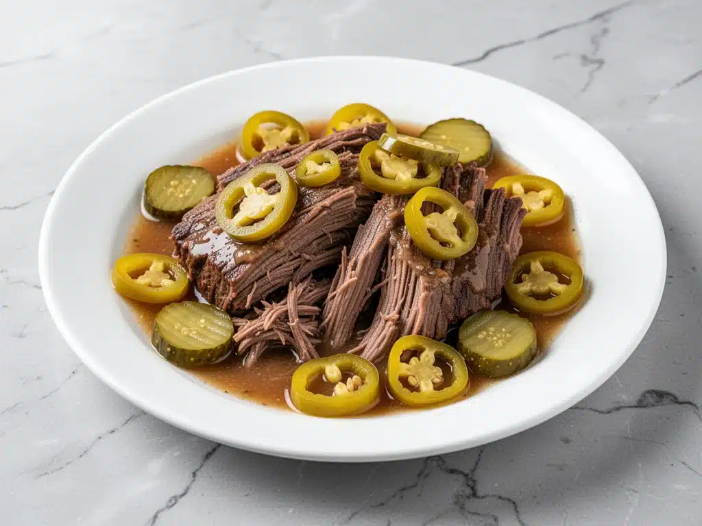 Slow Cooker Mississippi Pot Roast - featured image