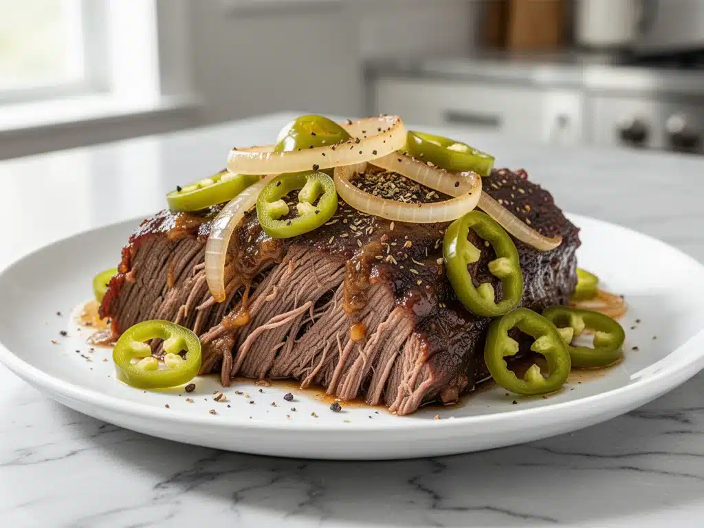 Slow Cooker Mississippi Pot Roast - featured image