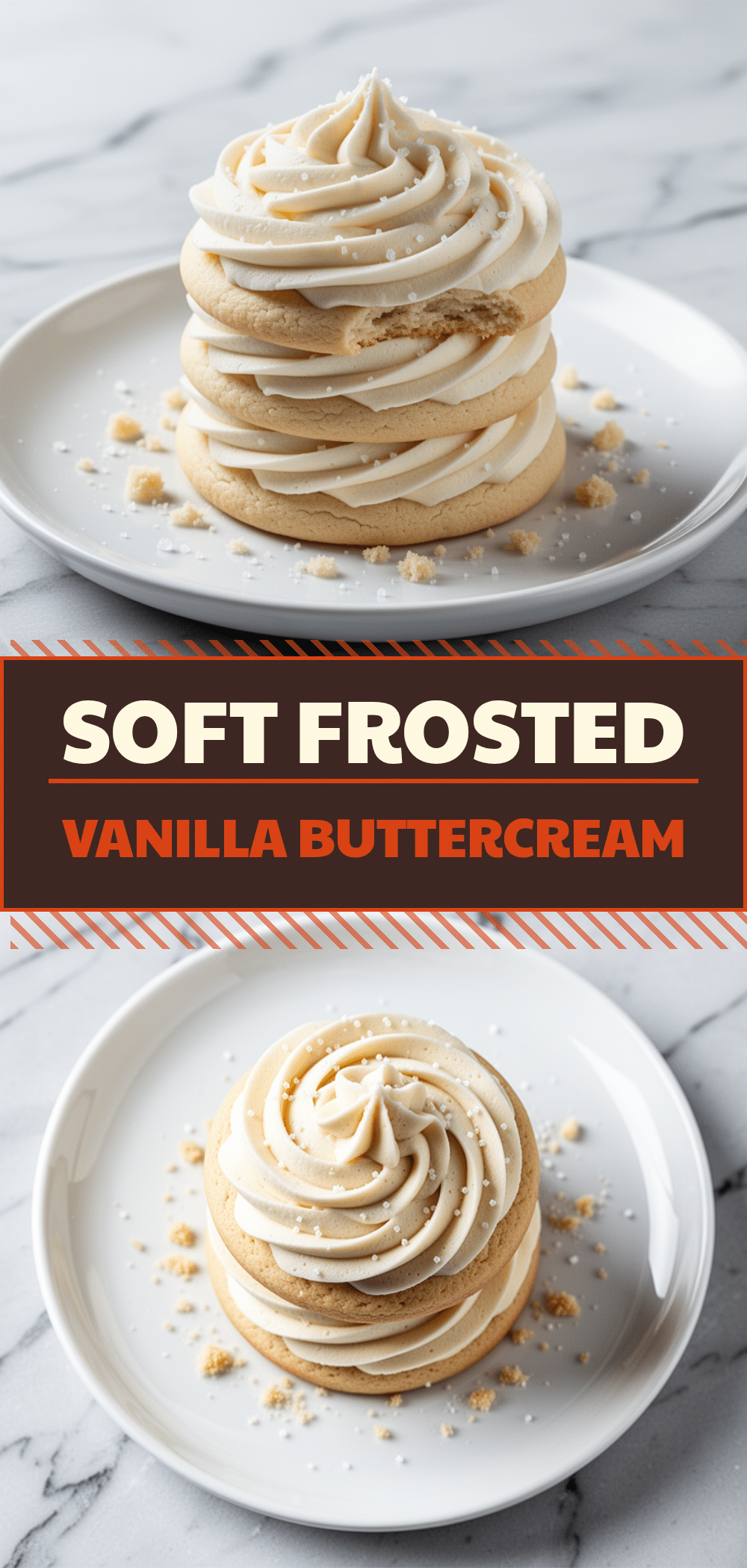 Soft Frosted Sugar Cookies with Vanilla Buttercream 5 soft frosted sugar cookies with vanilla buttercream recipe