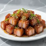 Sticky Honey Garlic Pork Bites - featured image