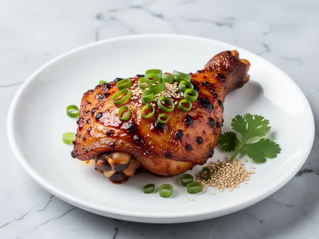 sticky Korean gochujang chicken - featured image