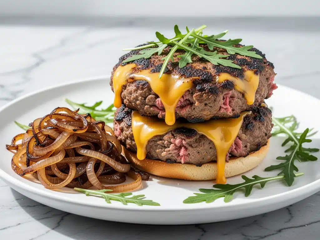 stovetop smash burgers - featured image