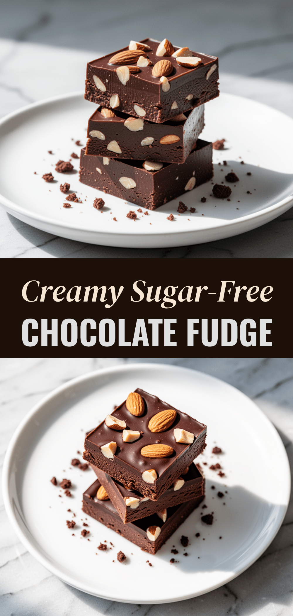 Sugar-Free Dark Chocolate Almond Butter Fudge Squares: Easy Keto Treat 5 sugar-free dark chocolate almond butter fudge squares recipe