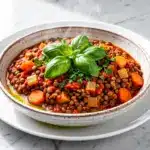vegan lentil bolognese - featured image