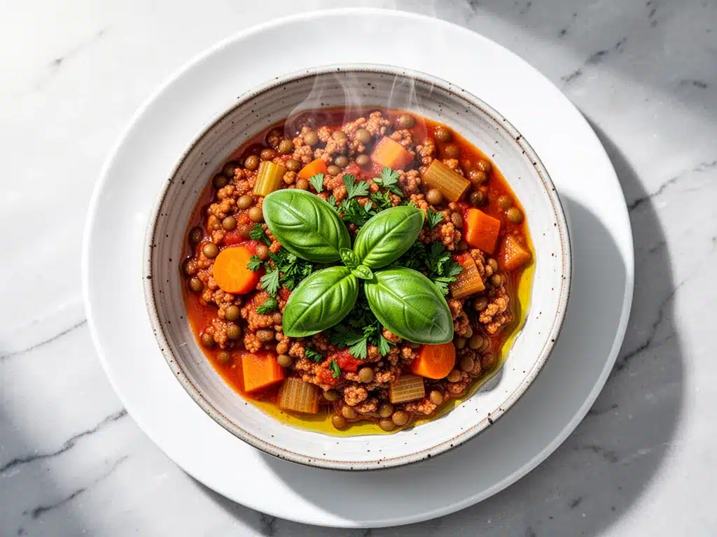 Vegan Lentil Bolognese: 5-Step Creamy Pasta 4 vegan lentil bolognese preparation steps