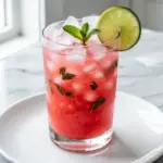 watermelon mint agua fresca - featured image