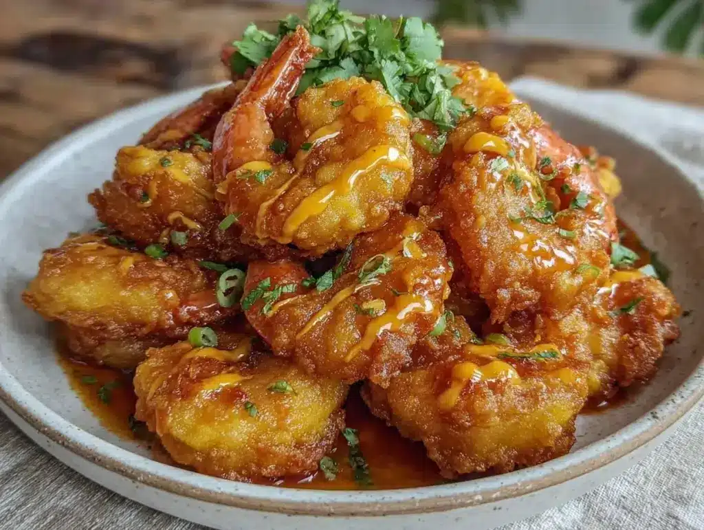air fryer bang bang shrimp - featured image