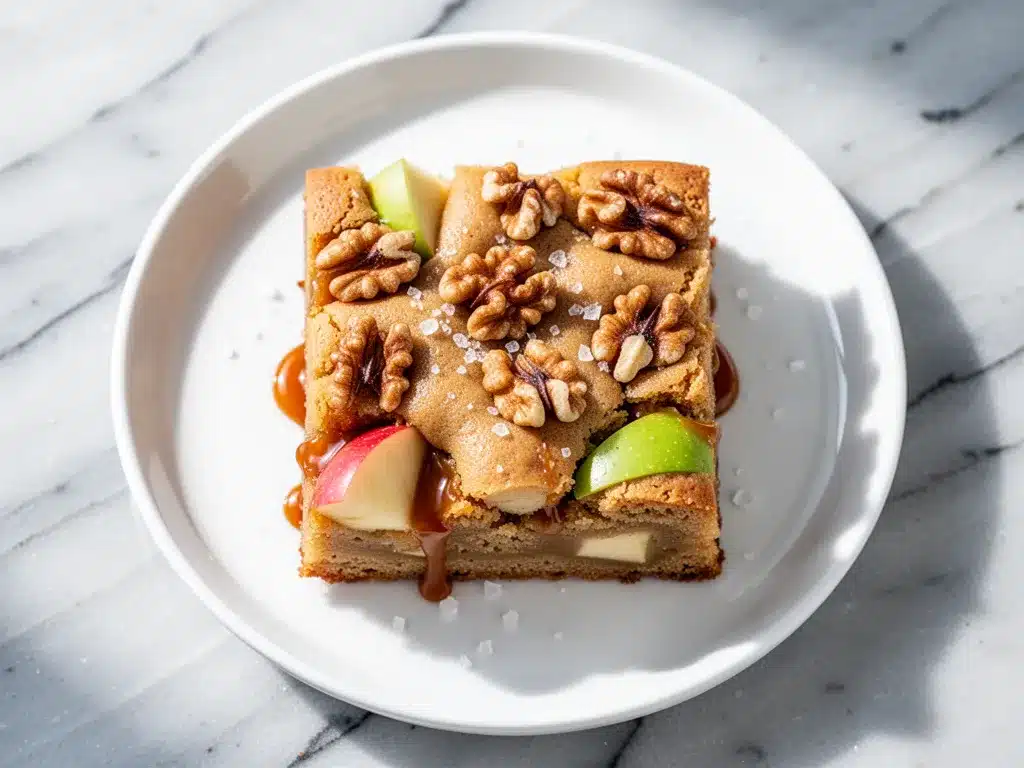 Apple Harvest Caramel Blondies: Easy Fall Dessert 4 apple harvest caramel blondies preparation steps