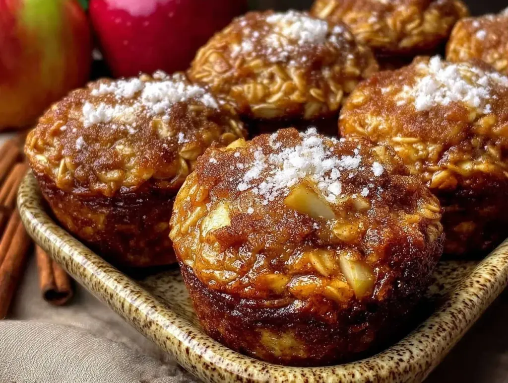 Back to School Apple Cinnamon Oatmeal Cups - featured image