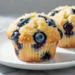 bakery-style blueberry muffins - featured image