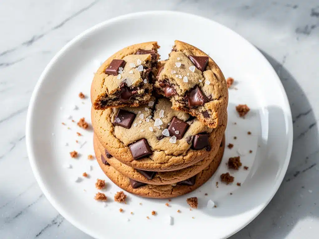 Bakery-Style Chocolate Chunk Cookies: Easy Soft Recipe 4 bakery-style chocolate chunk cookies preparation steps