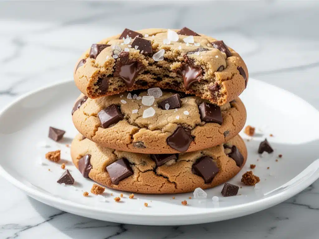 bakery-style chocolate chunk cookies - featured image