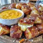 beer cheese pretzel bites - featured image