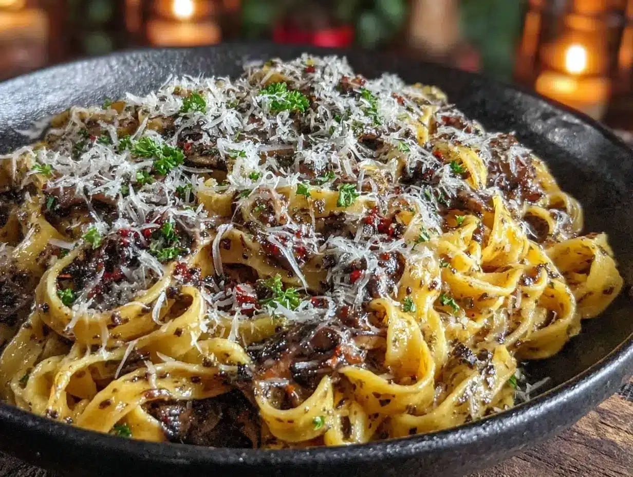 Black Garlic Butter Pasta: Best Fall Dinner Party 4 black garlic butter pasta preparation steps