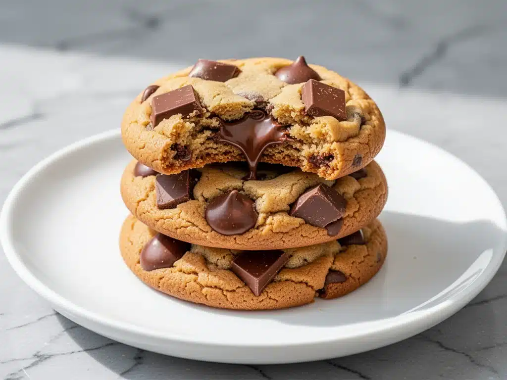 brown butter chocolate chip cookies - featured image