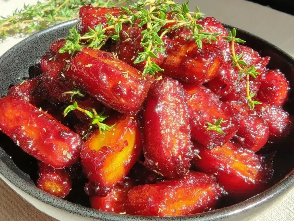 brown butter honey roasted carrots - featured image