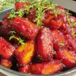 brown butter honey roasted carrots - featured image