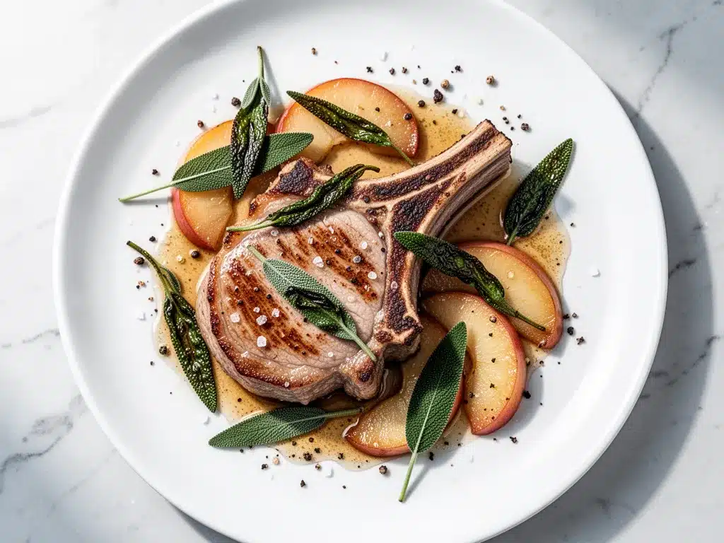 Brown Butter Sage Pork Chops: Easy Dinner 4 brown butter sage pork chops preparation steps