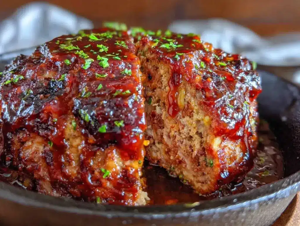 cast iron skillet meatloaf - featured image