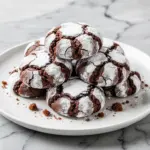 chewy brown sugar molasses crinkle cookies - featured image