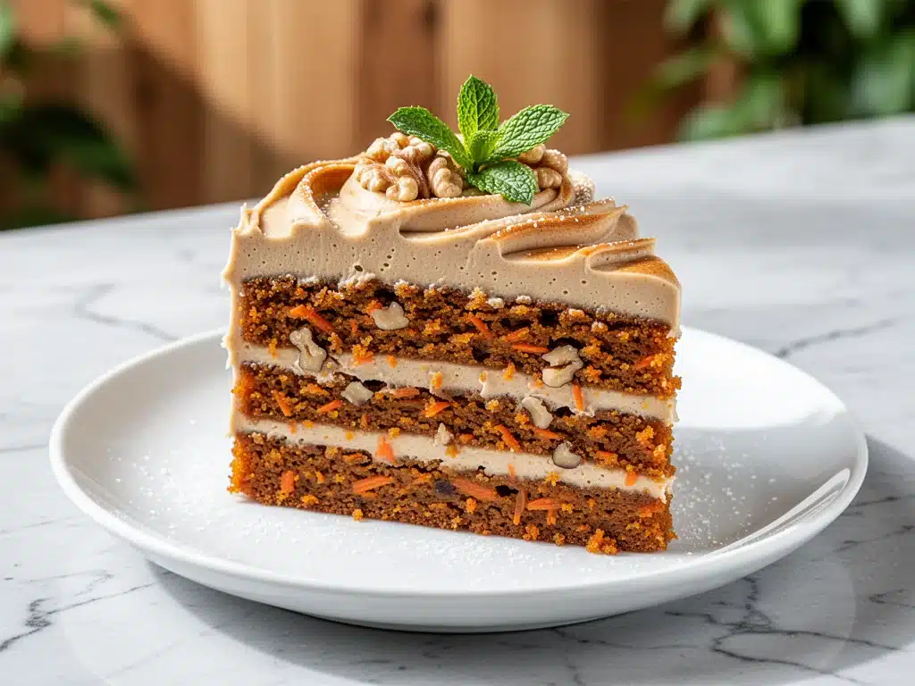 classic carrot cake with brown butter frosting - featured image