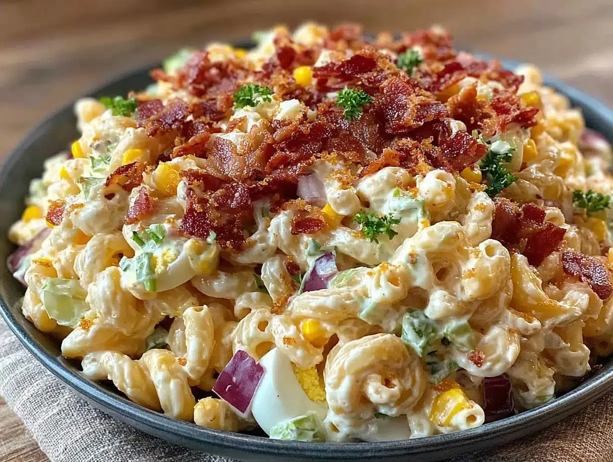 Creamy Southern Style Pasta Salad: Easy Make-Ahead Meal Prep 4 creamy southern style pasta salad preparation steps
