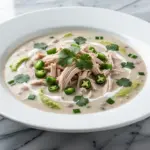 creamy white chicken chili - featured image