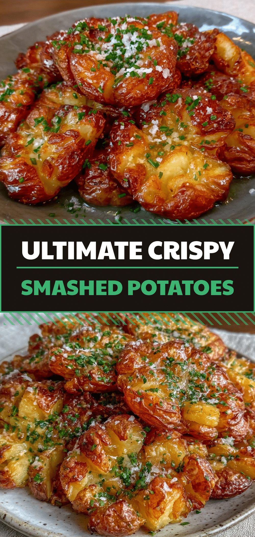 Crispy Smashed Potatoes with Garlic Herb Butter: The Way Grandma Made Them 5 crispy smashed potatoes recipe