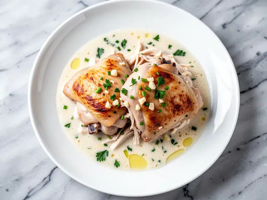 Crockpot Creamy Garlic Butter Chicken Thighs: Easy 30-Min Meal 4 crockpot creamy garlic butter chicken thighs preparation steps