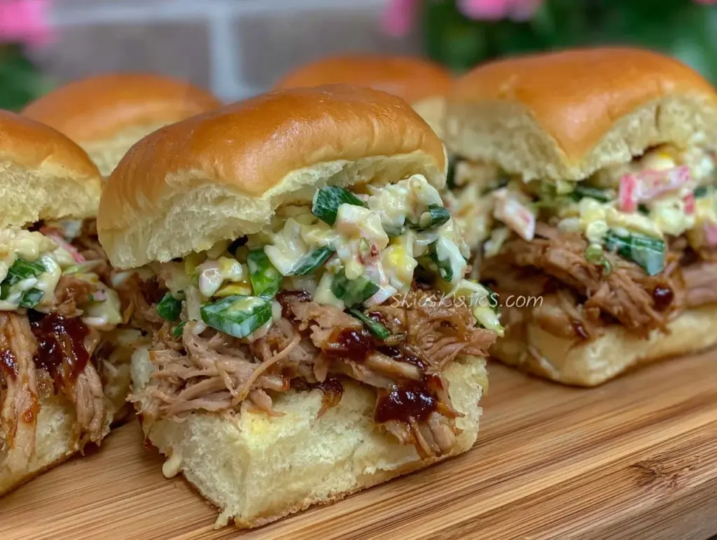 Easy Tailgate Pulled Pork Sliders - featured image