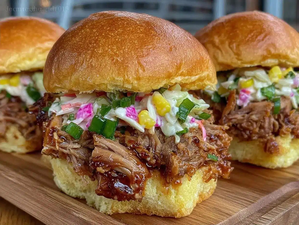 Easy Tailgate Pulled Pork Sliders: 10 Best Slaw Recipe 4 Easy Tailgate Pulled Pork Sliders preparation steps