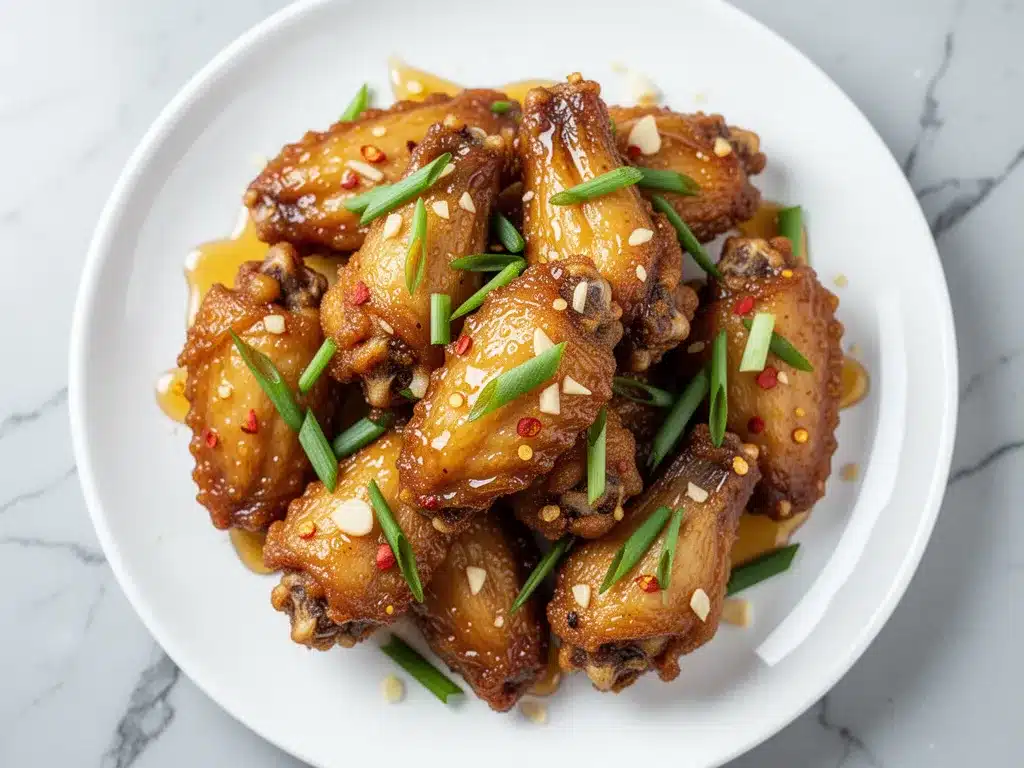 Extra-Crispy Air Fryer Chicken Wings: Best Honey Garlic Recipe 4 extra-crispy air fryer chicken wings preparation steps