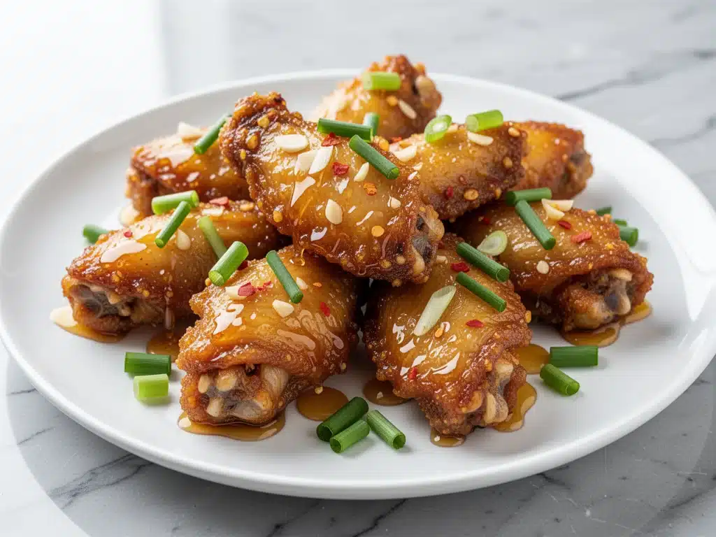 extra-crispy air fryer chicken wings - featured image