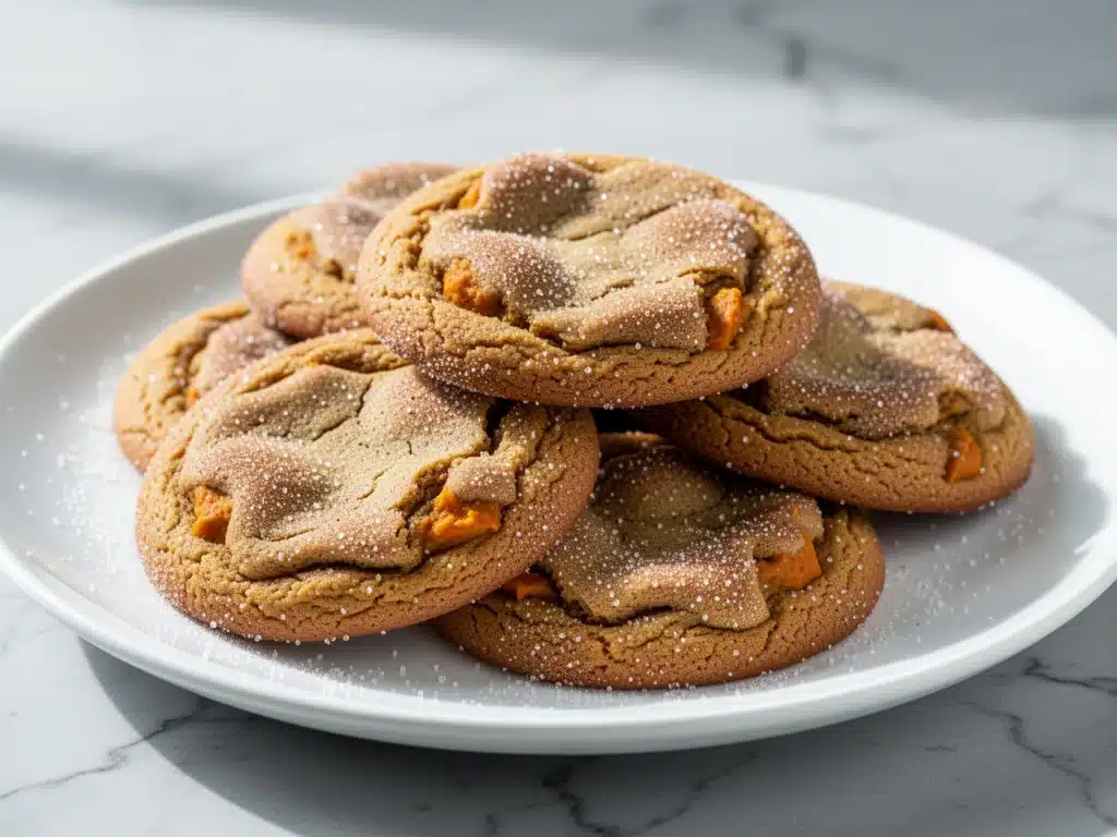 Fall Brown Butter Pumpkin Snickerdoodles - featured image