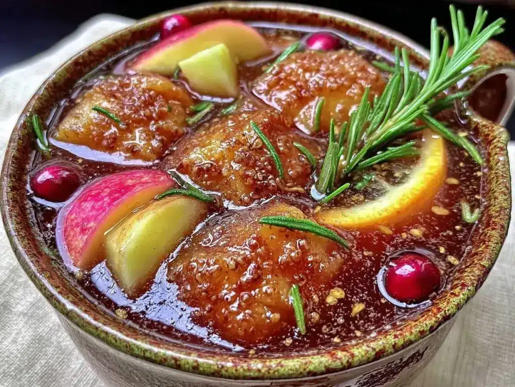 Fall Caramel Apple Cider Sangria - featured image