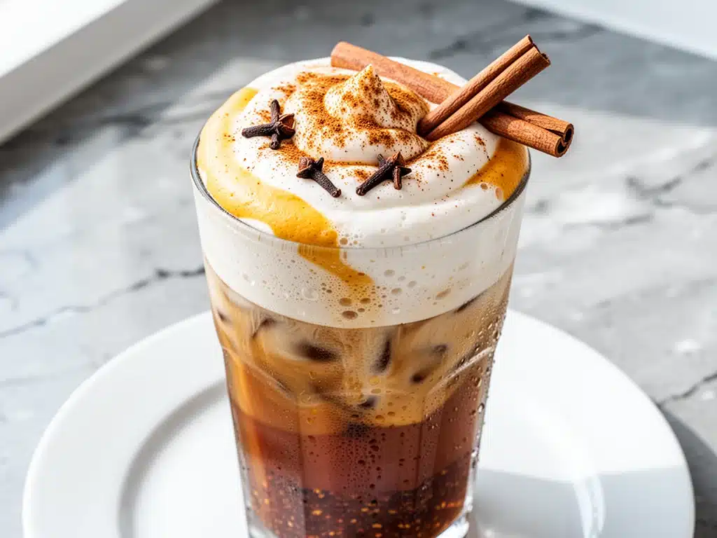fall chai pumpkin cream cold foam coffee - featured image