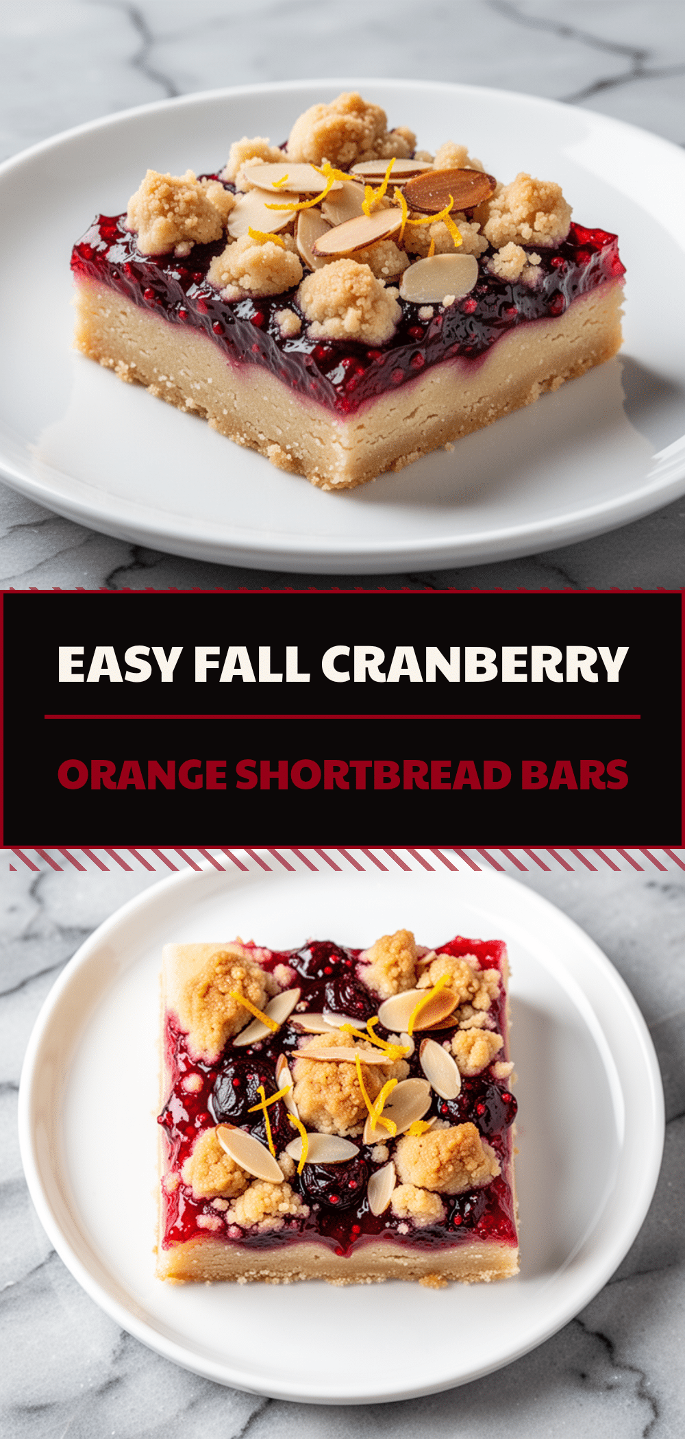 Fall Cranberry Orange Shortbread Bars: 10-Minute Easy Treat 5 fall cranberry orange shortbread bars recipe