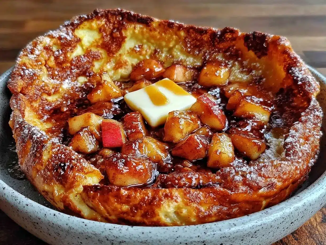 Fall Harvest Apple Cinnamon Dutch Baby Pancake for Busy Nights 4 fall harvest apple cinnamon dutch baby pancake preparation steps