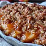 fall honeycrisp apple crisp - featured image