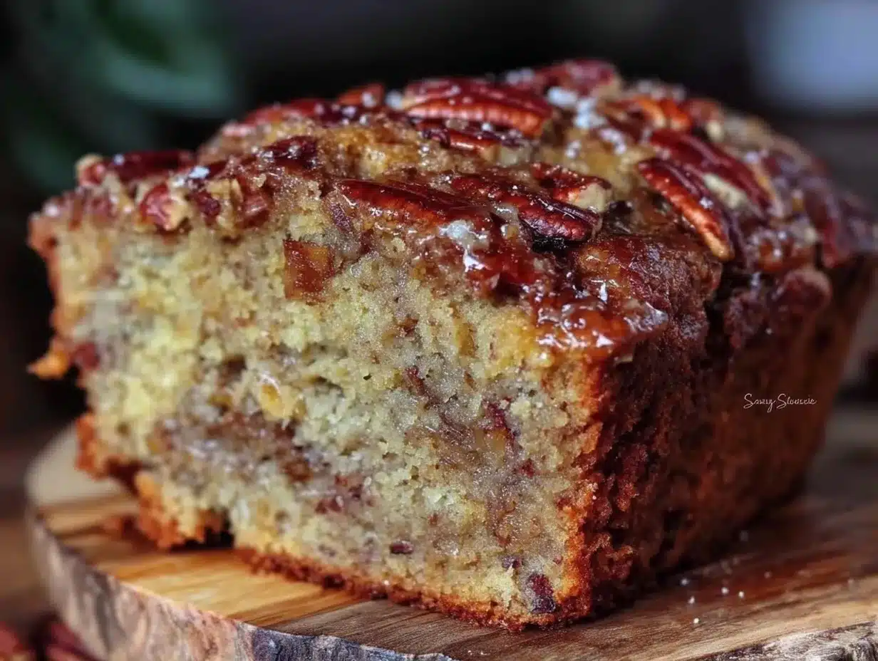Fall Maple Pecan Banana Bread: Cheap & Easy Family Breakfast 4 fall maple pecan banana bread preparation steps