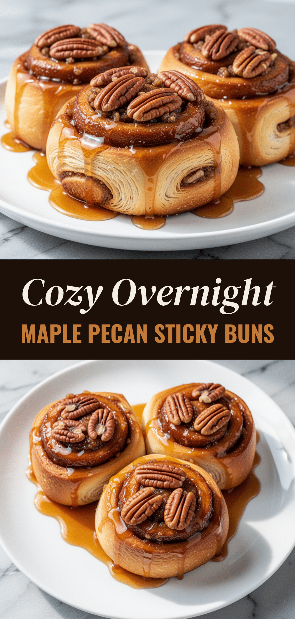 Fall Maple Pecan Sticky Buns: 5-Ingredient Easy Recipe 5 fall maple pecan sticky buns recipe