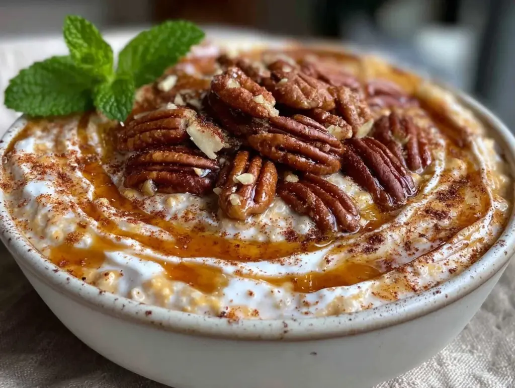 fall pumpkin spice overnight oats - featured image