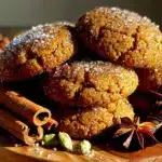 fall spiced chai snickerdoodle cookies - featured image