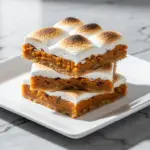fall sweet potato pie bars - featured image