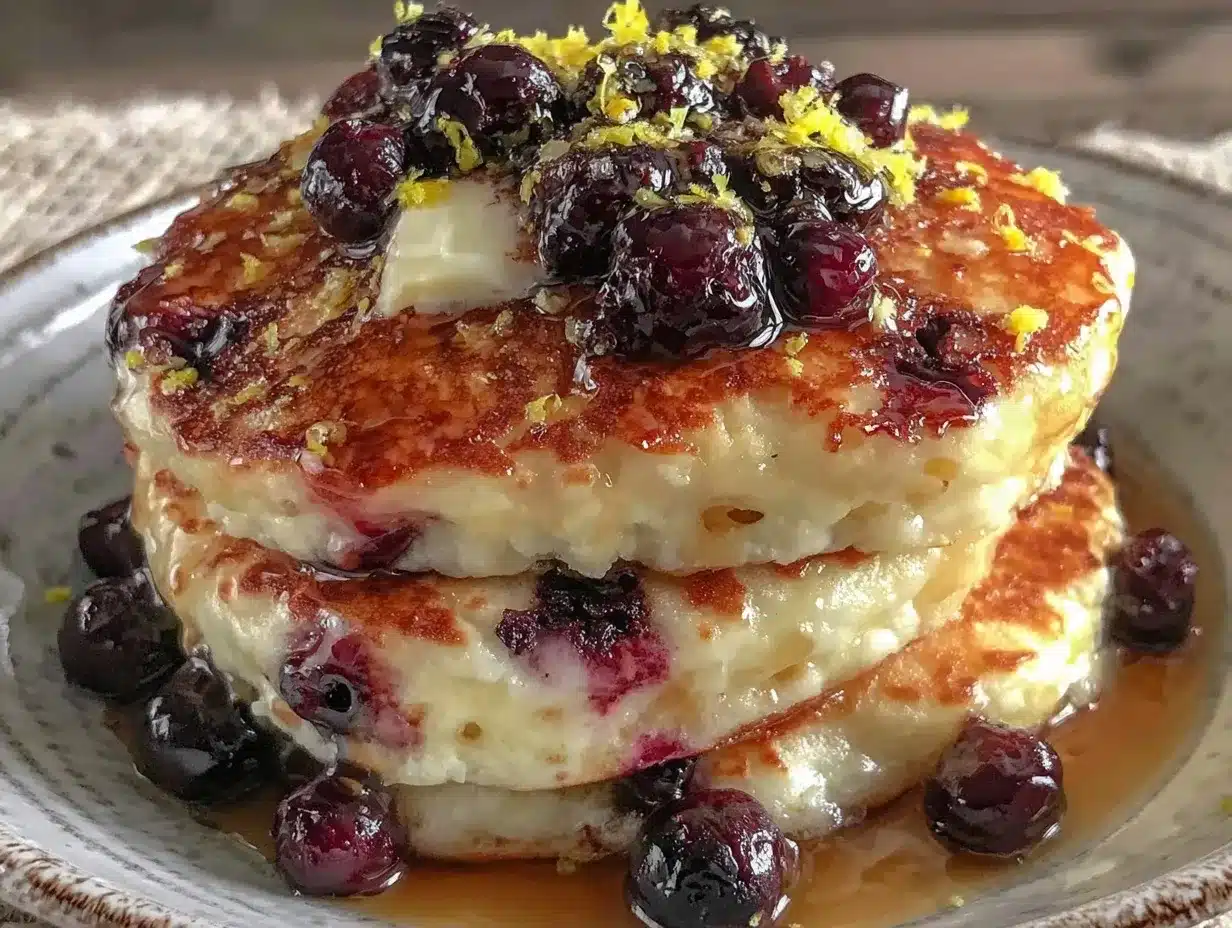 Fluffy Buttermilk Blueberry Pancakes: Cheap Family Breakfast 4 fluffy buttermilk blueberry pancakes preparation steps