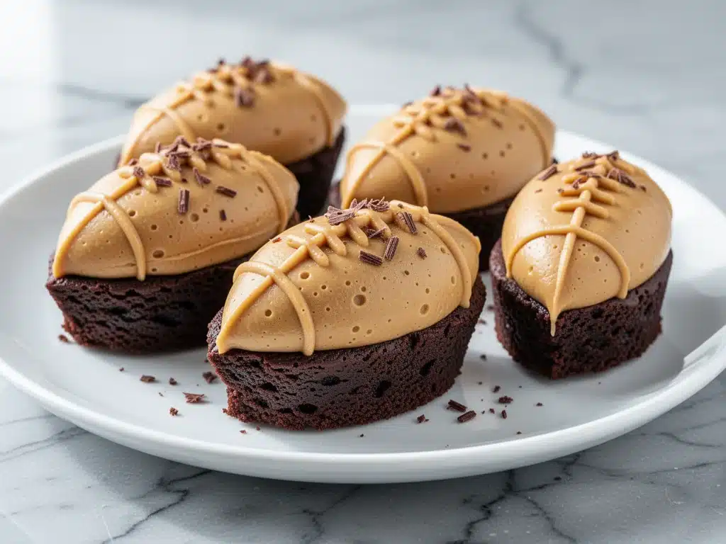 football party brownie bites - featured image